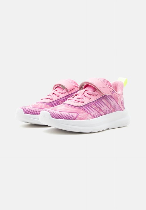 adidas TENSAUR RUN 4.0 UNISEX - Road running shoes - st tropic bloom/purple burst/hi res yellow — photo 2