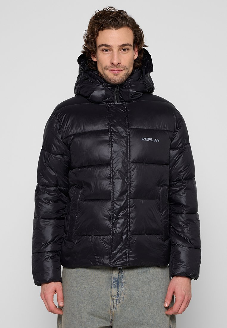 Replay Winterjas zwart