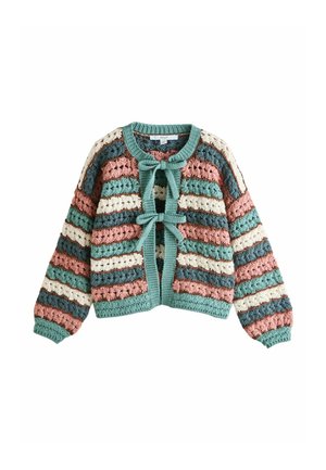 Next, HAND TIE FRONT - Vest - blue pink multi