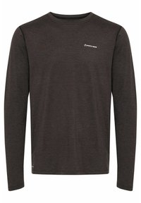 NBADREON M - Majica z dolgimi rokavi - black melange