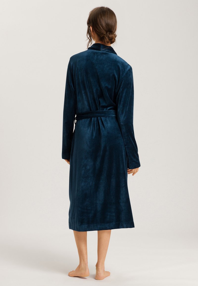 blue velvet dressing gown Tie-Dye Ruched Bodycon Mesh Cami Maxi Dress – Blue Zone Planet main image 0