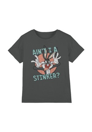 Cotton Soul, LOONEY TUNES AINT I A STINKER UNISEX - Print T-shirt - anthracite