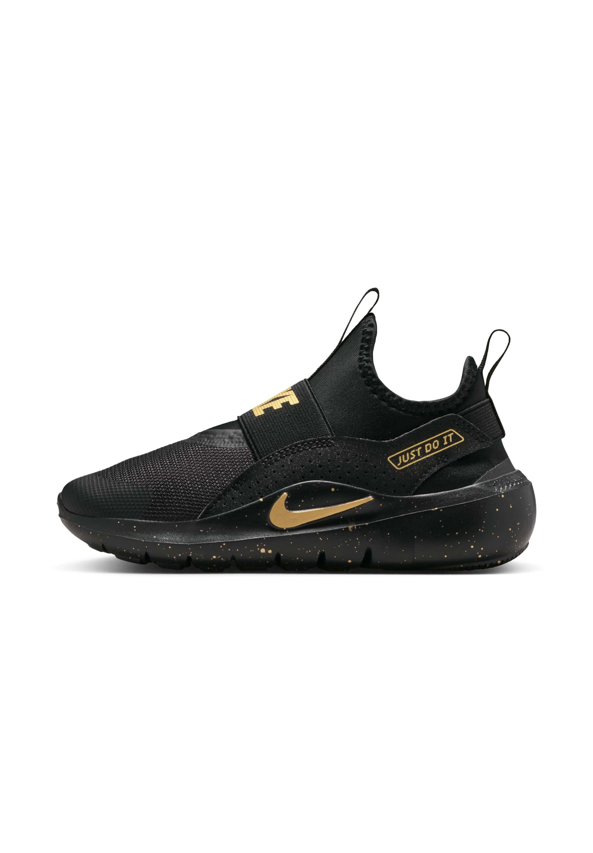Nike Black and Gold Textured Sneakers Nike Performance SAVALEOS - Training shoe - black/metallic  main image 2