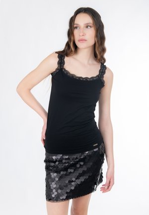 TRIMMED  - Débardeur - black