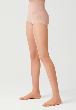 CONTOURING SHAPING COMPRESSION TIGHTS 15 DEN - MADE IN GERMANY - Strumpfhose - butterscotch