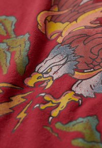 Superdry & Co TATTOO GRAPHIC  - Camiseta estampada - winery red