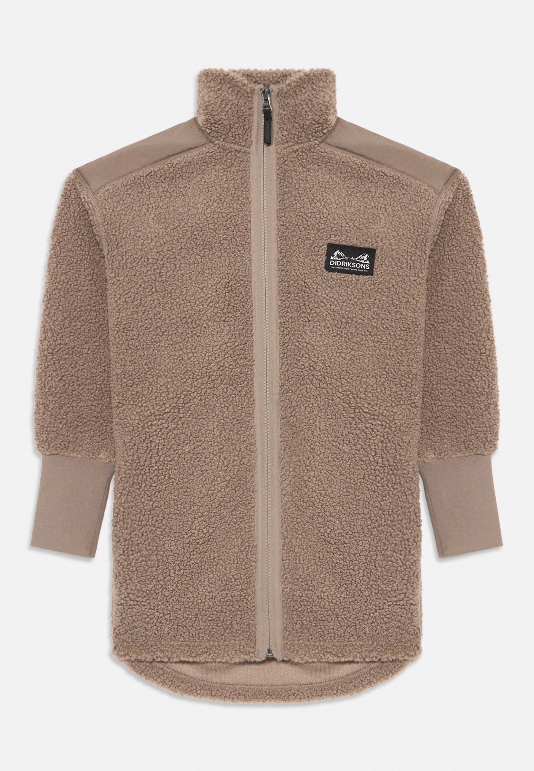 Didriksons AMPERE KIDS UNISEX Fleece jacket ash brown/brown
