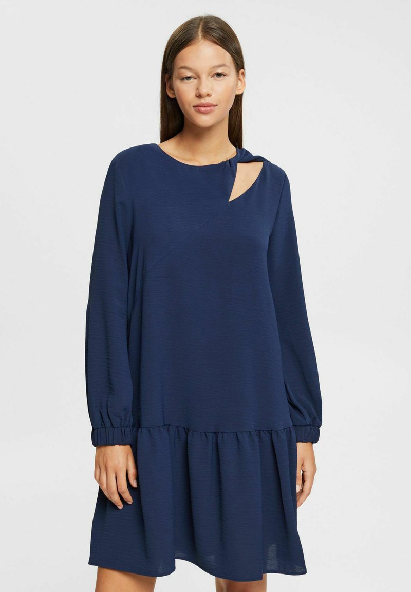 Esprit Jurk navy/gemêleerd donkerblauw Zalando.be