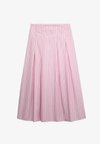 STRIPED MIDI CIRCLE - A-Linien-Rock - pink mix