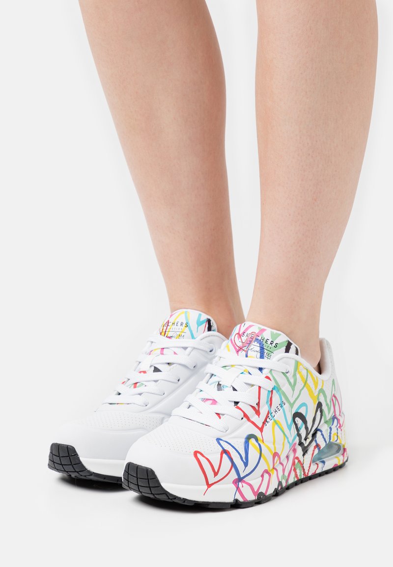 Skechers Sport UNO - Trainers - white/multicolor