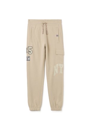 REGULAR FIT - Trainingsbroek - light beige