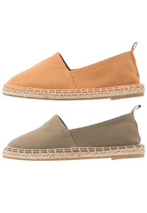 2 PACK  - Alpercatas - cognac/khaki