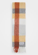GUESS Sciarpa Floreale 70x180 Cm, Beige Multi (Beige/Rosso/Oliva/Rosa), Morbida E Leggera, In Poliestere, Accessorio Donna Elegante