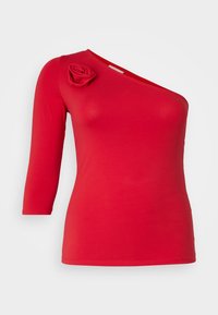 CARROYSA ONE SHOULDER 3/4 - Longsleeve - mars red