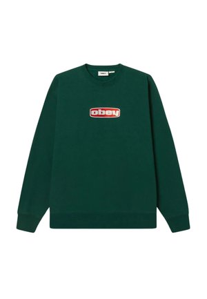 Obey Clothing DAGO CREW - Felpa in pile - green