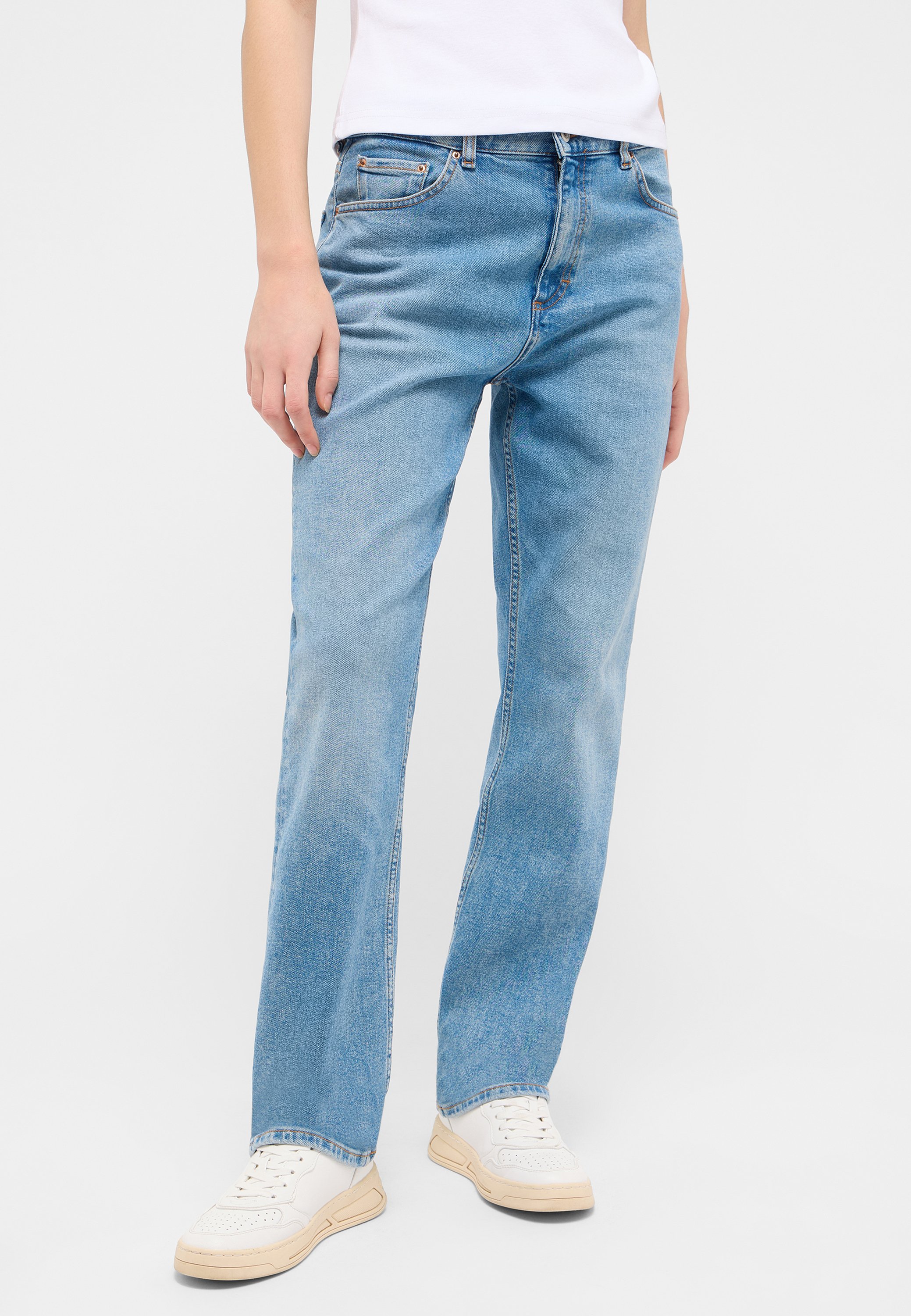 【U LAN】Moshu track line string denim pants CzooM Men's Baggy Hip-Hop Cross Patchwork Jeans Loose Fit