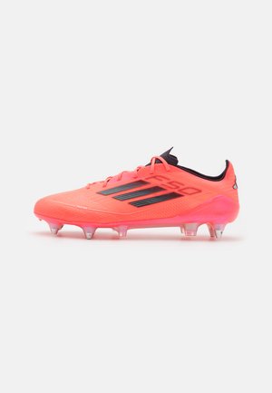 F50 ELITE SOFT GROUND - Screw-in stud football boots - turbo/aurora black/platin metallic