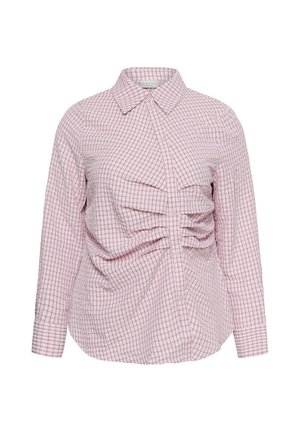 Kaffe Curve, KCIRINA SHIRT - Chemisier - light pink check