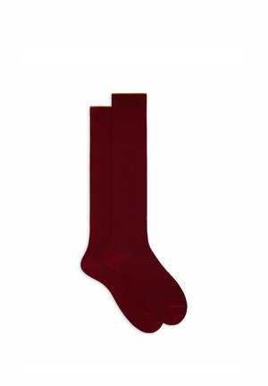 LUNGHE UNITA  - Knee high socks - dark red