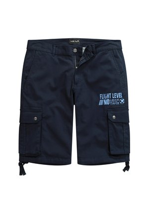 Men Plus, BEQUEME PASSFORM VIELE TASCHEN - Shorts - navy blue
