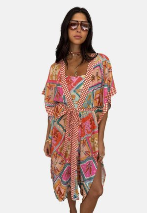 REGULAR FIT - KIMONO   - Dnevna obleka - pink orange