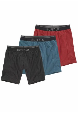 Buffalo 3 PACK - Boxer briefs - bordeaux  petrol  schwarz