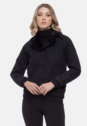 Camomilla Italia GYON - Denim jacket - nero