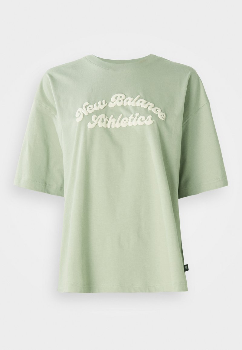 New Balance T-shirt print kaki