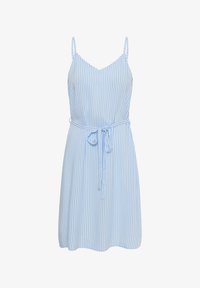 Sélectionné, cashmere blue white stripe