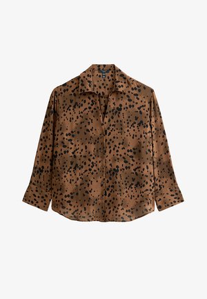 New Look Curves CURVES SPECKLED PATTERN - Chemisier - brown pattern