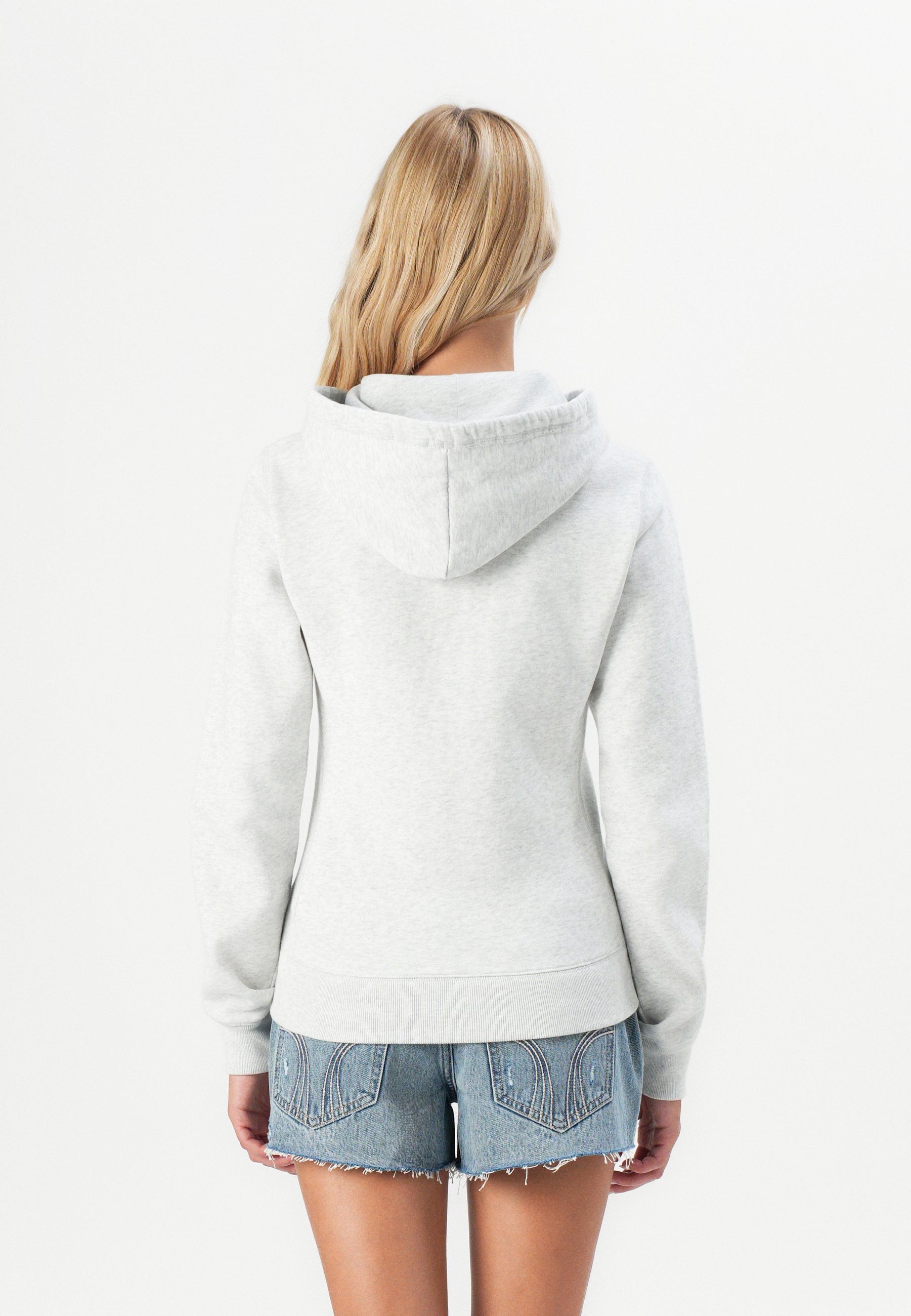 Hollister Co. Y2K TREND DROP - Zip-up sweatshirt - grey - Zalando