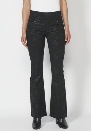 Jeans bootcut - black