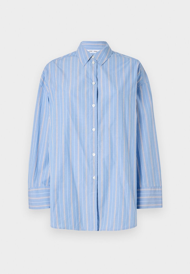 Samsøe Samsøe Overhemdblouse lichtblauw