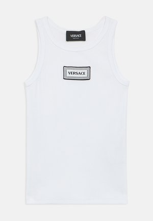 TANK LOGO UNISEX - Top - bianco/nero
