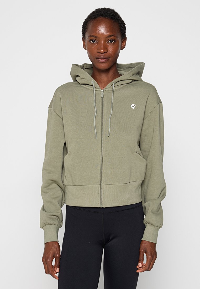 OCEANSAPART Sweater met rits olijfgroen OCEANSAPART Sweater met rits olijfgroen