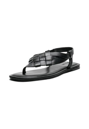 Massimo Dutti, Sandaler m/ tåsplit - black