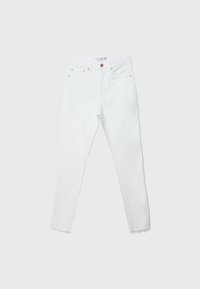 Stradivarius REGULAR WAIST - Uske traperice - white