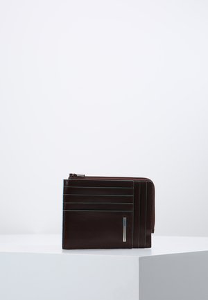 SQUARE ZIP WALLET - Portefeuille - mahogany