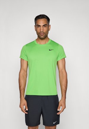 T-shirt till träning - mean green/black