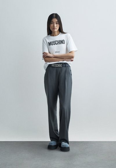 MOSCHINO Πλατφόρμες - azzurro/nero