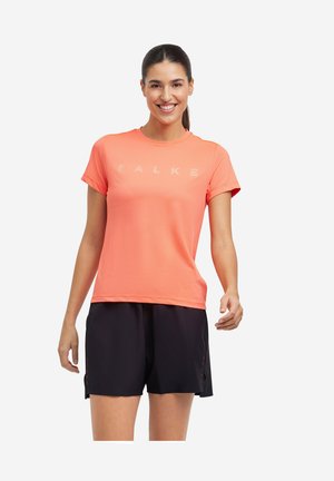TRAINING LOGO - Sports T-shirt - coral (8017)