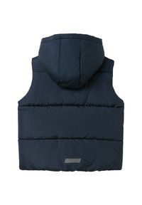 TOM TAILOR PUFFER MIT KAPUZE - Weste - sky captain blue