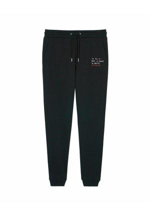 BRUTE EMBROIDERY UNISEX CLASSIC - Pantalon de survêtement - black