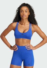 adidas Performance Sport-bh met light support - semi lucid blue