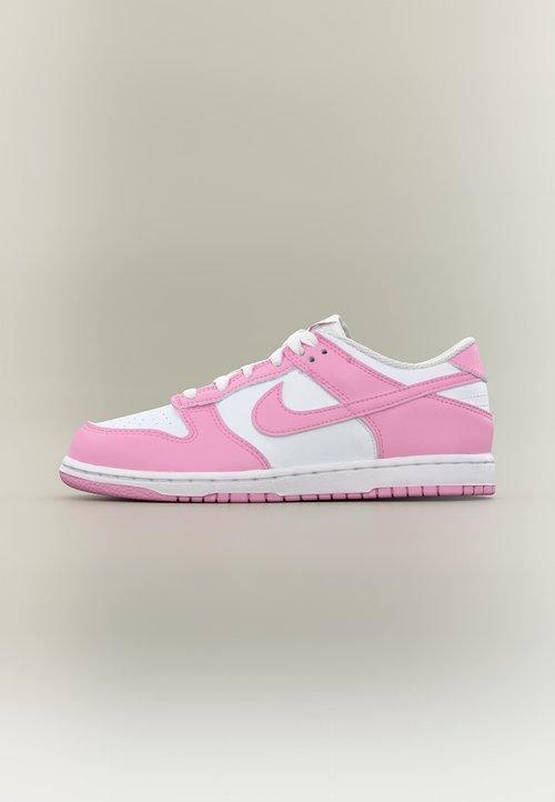 Nike Sportswear DUNK UNISEX - Sneakers low - white/pink rise