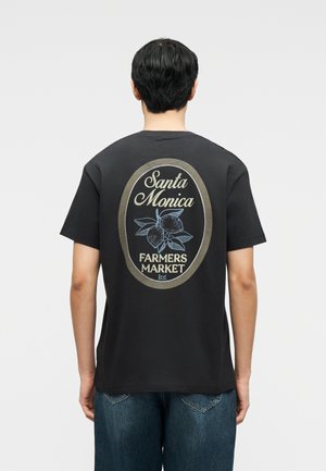 SANTA MONICA TEE - Apdrukāts T-krekls - washed black