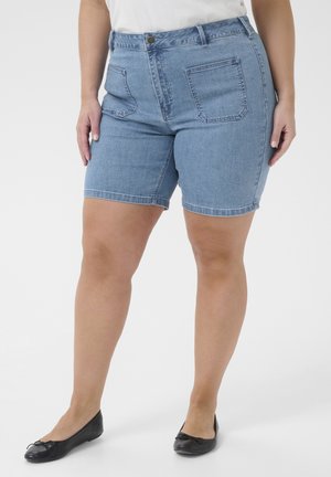 Denim shorts - light blue denim