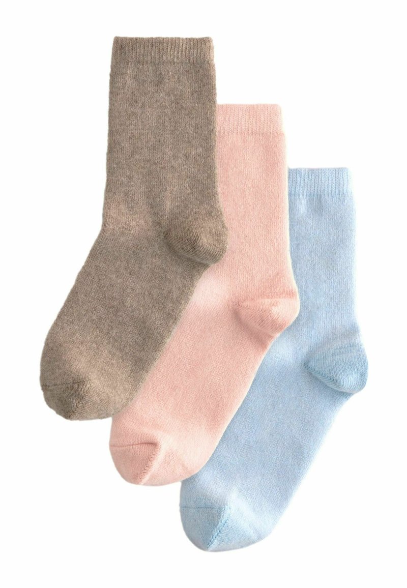 Next 3 PACK- REGULAR FIT - Zeķes - pink blue camel