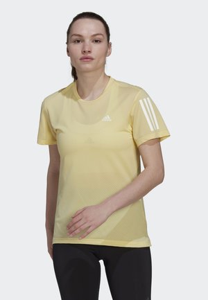 adidas Performance OWN THE RUN COOLER - Sport T-Shirt - yellow