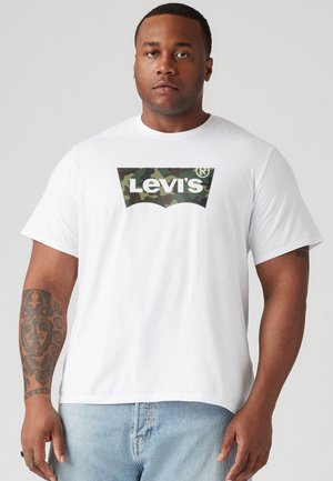 Levi's® Plus GRAPHIC TEE - T-shirt imprimé - white